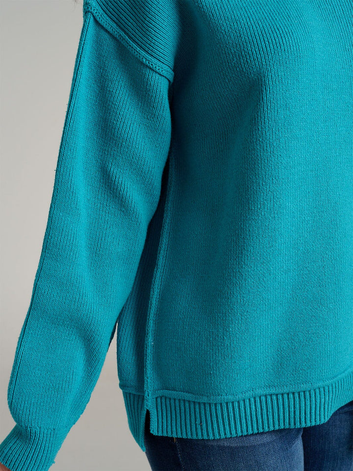 WOMEN'S LONG SLEEVE KNIT PULLOVER SWEATER