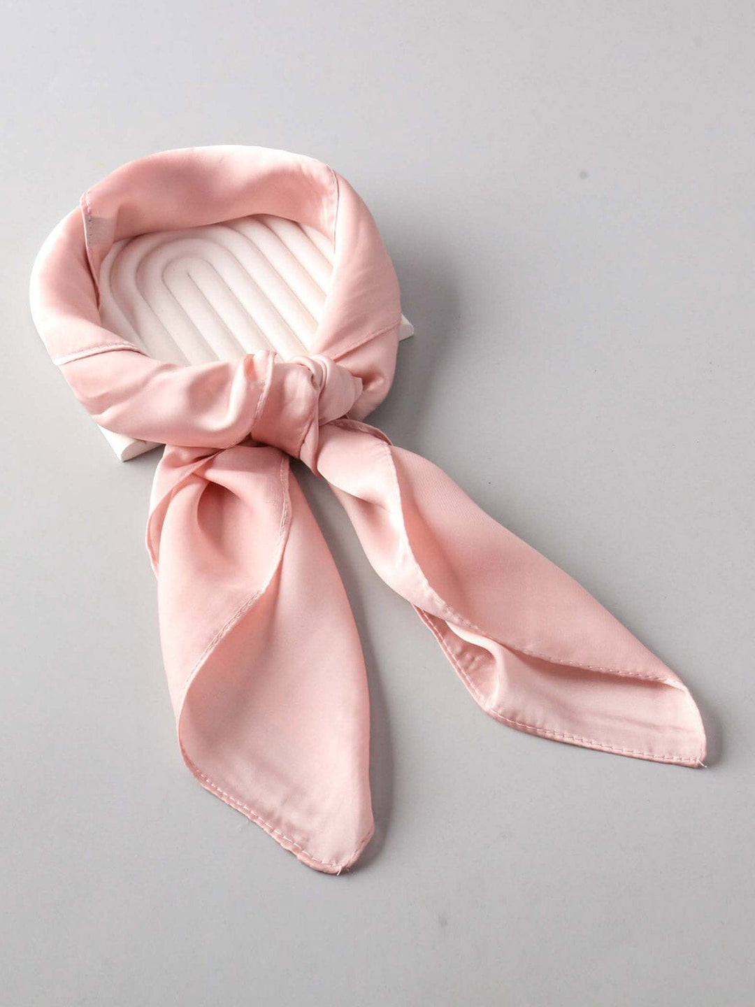 FASHION PINK MULTI PURPOSE SOLID SCARFS