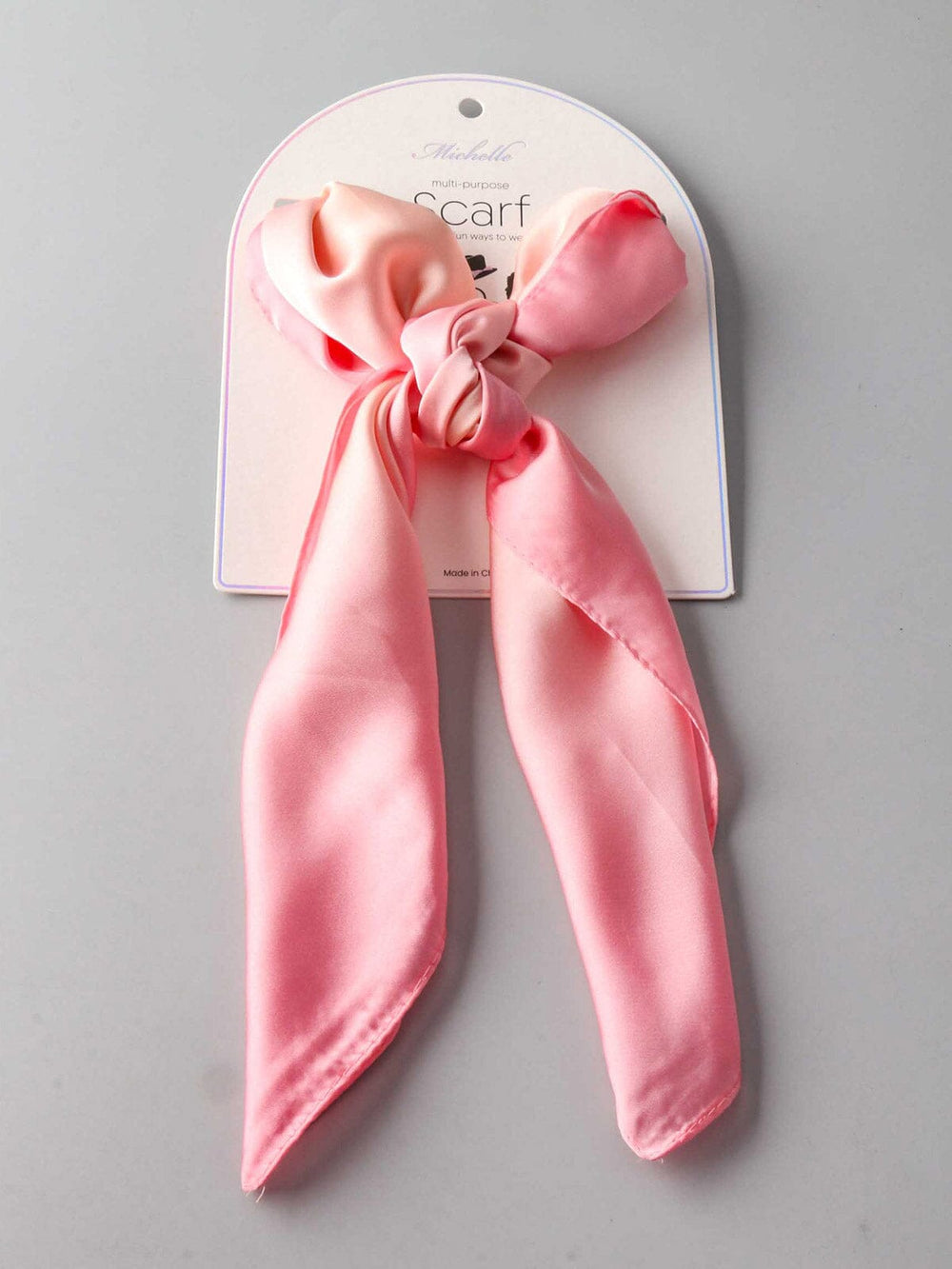 FASHION PINK MULTI PURPOSE SOLID SCARFS
