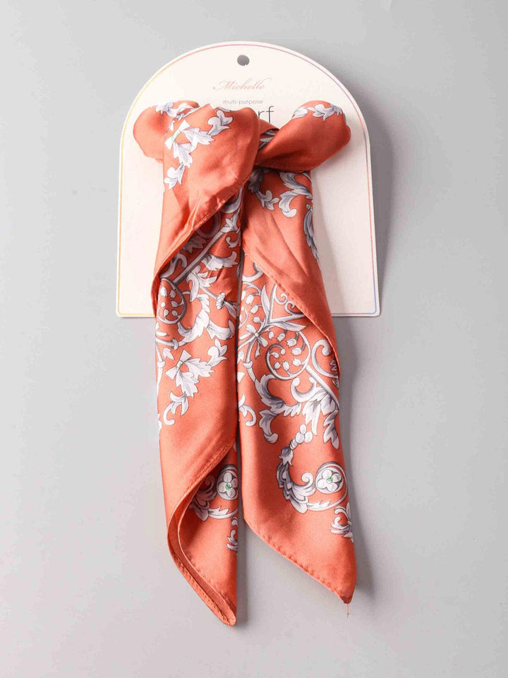 FASHION RUST PRINT MULTI PURPOSE SCARFS