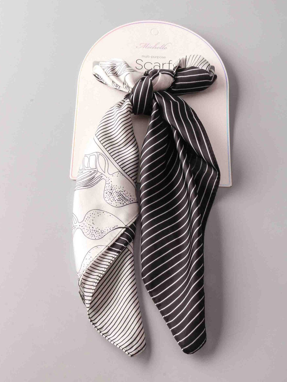 FASHION COLORBLOCK STRIPES MULTI PURPOSE SCARFS