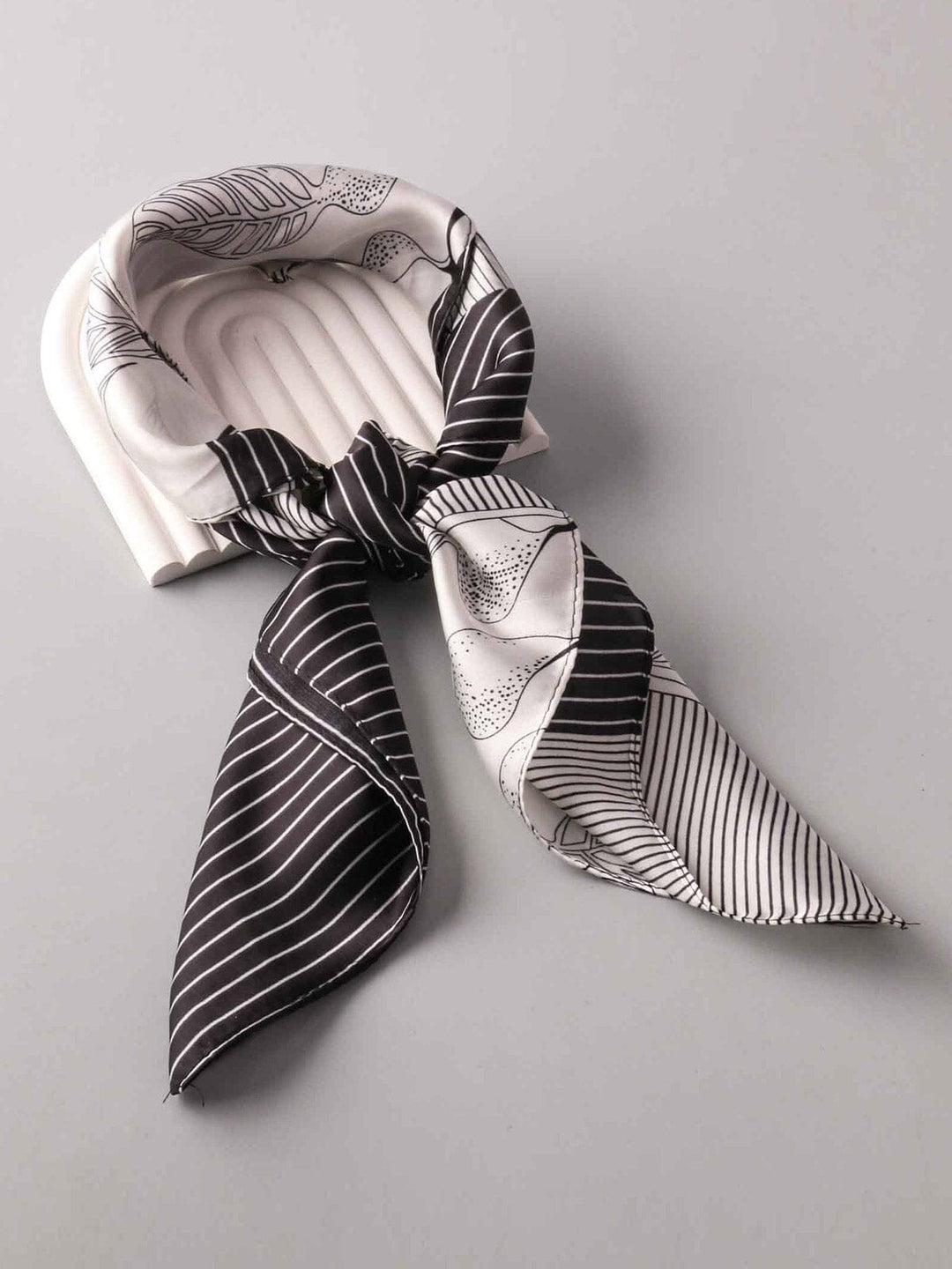 FASHION COLORBLOCK STRIPES MULTI PURPOSE SCARFS