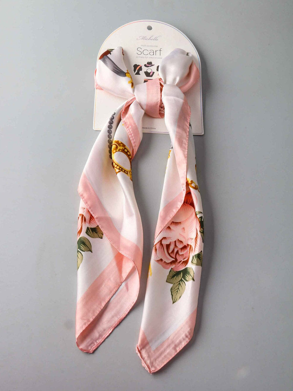 FASHION COLORBLOCK PRINT MULTI PURPOSE SCARFS