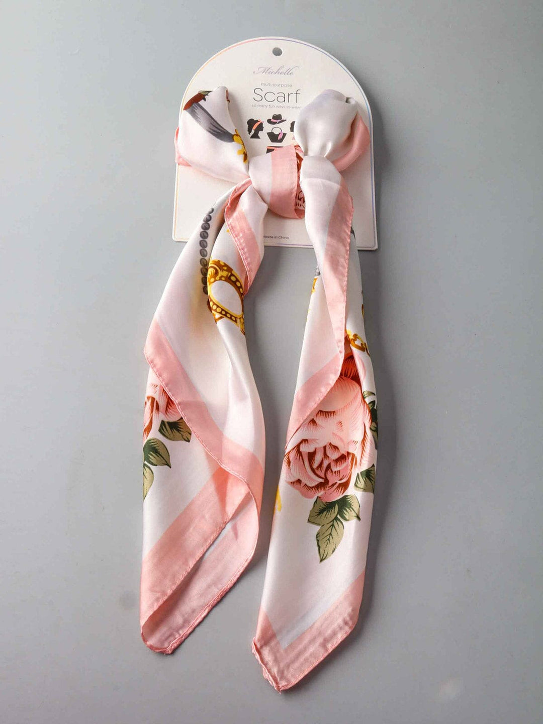 FASHION COLORBLOCK PRINT MULTI PURPOSE SCARFS