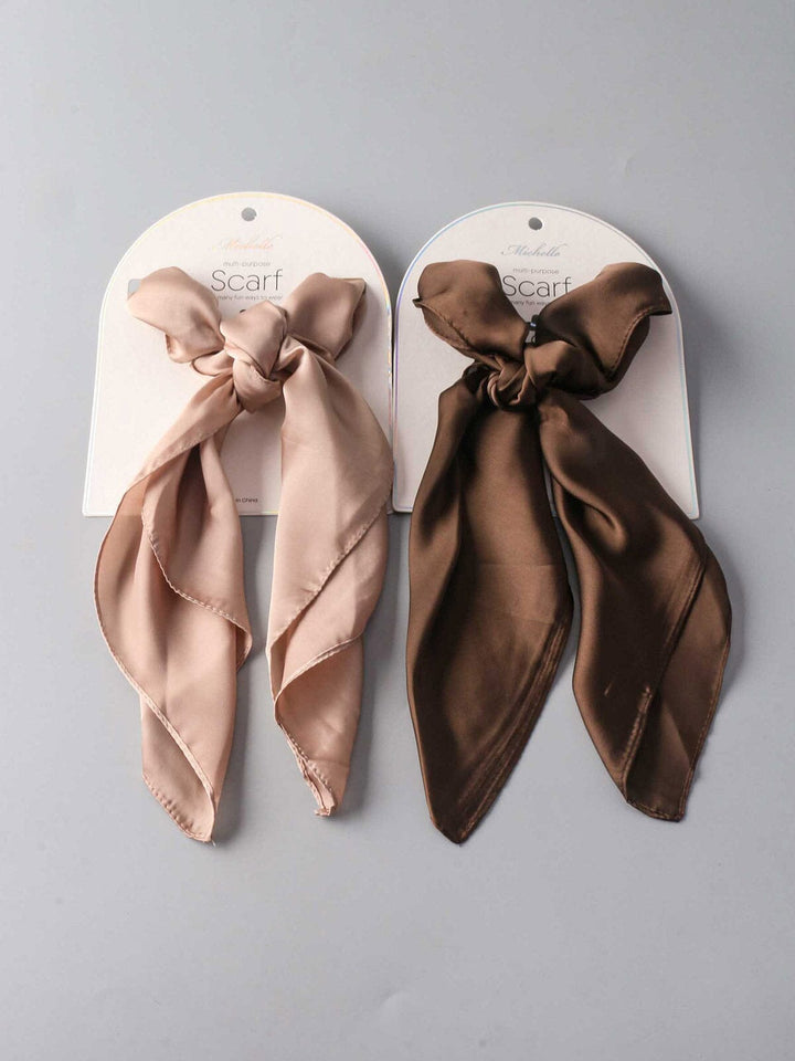 FASHION BROWN & MOCHA MULTI PURPOSE SOLID SCARFS