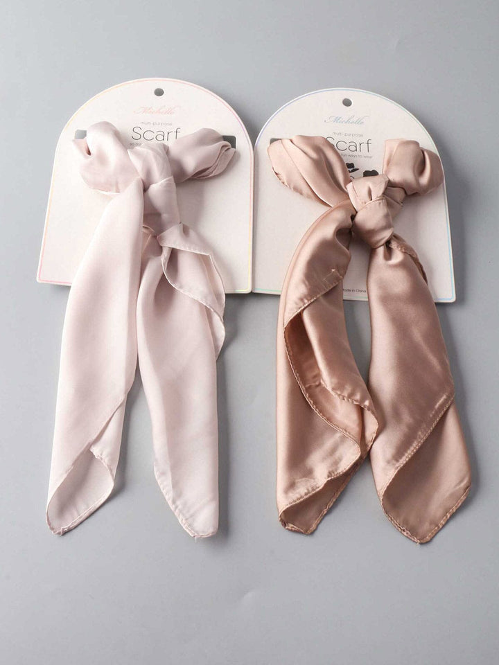 FASHION SAND & MOCHA MULTI PURPOSE SOLID SCARFS