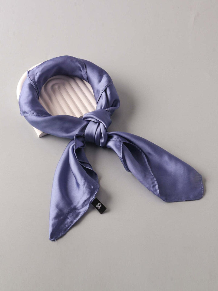 FASHION BLUE & NAVY MULTI PURPOSE SOLID SCARFS