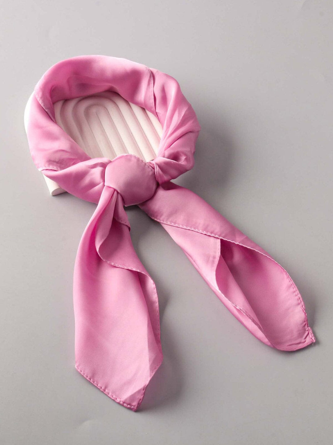 FASHION PINK & LILAC MULTI PURPOSE SOLID SCARFS