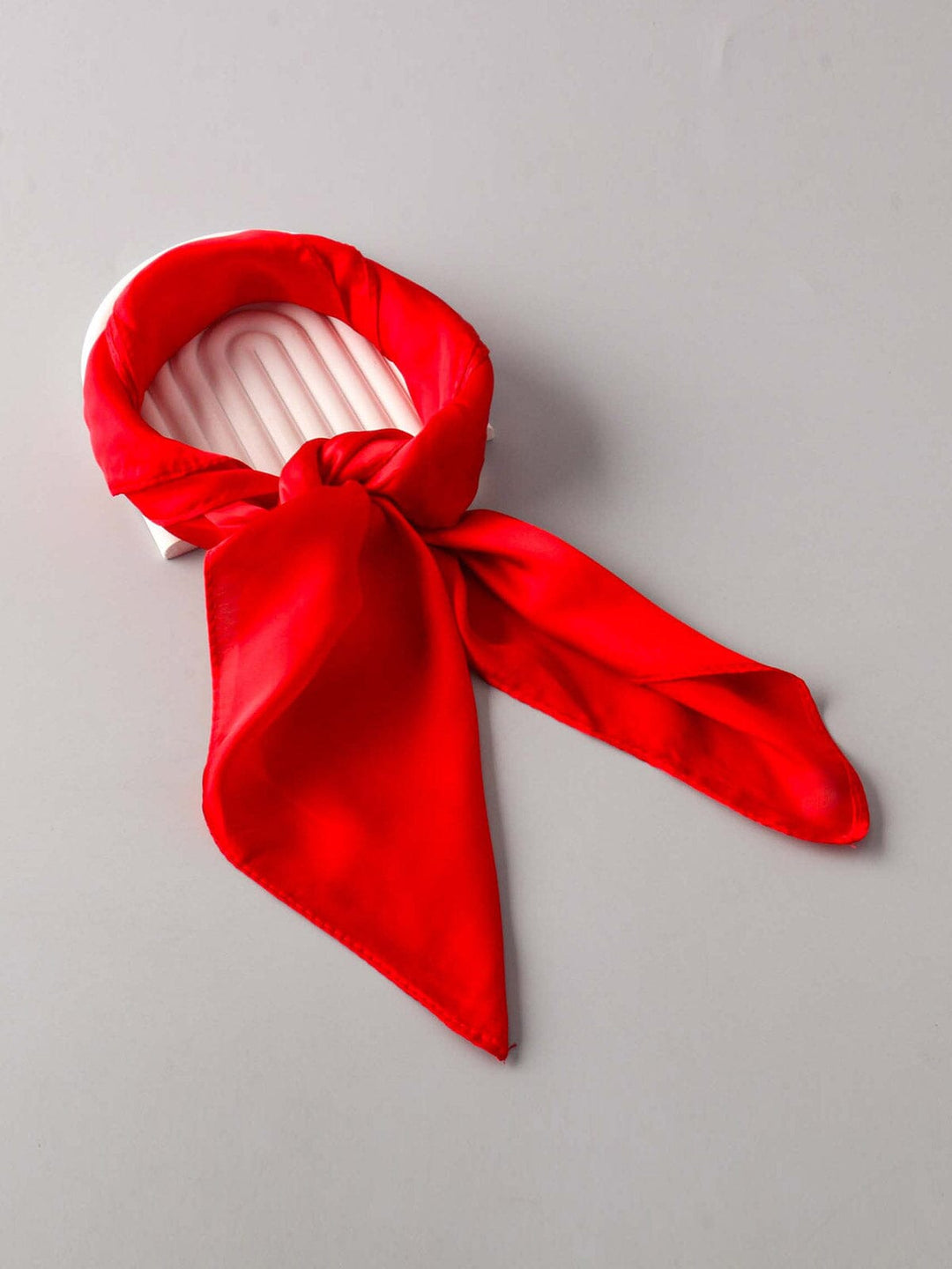 FASHION RED & WINE MULTI PURPOSE SOLID SCARFS