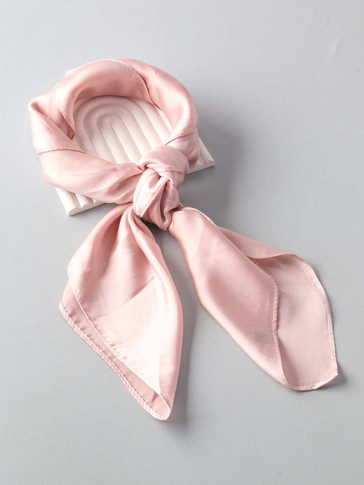 FASHION IVORY & PEACH MULTI PURPOSE SOLID SCARFS