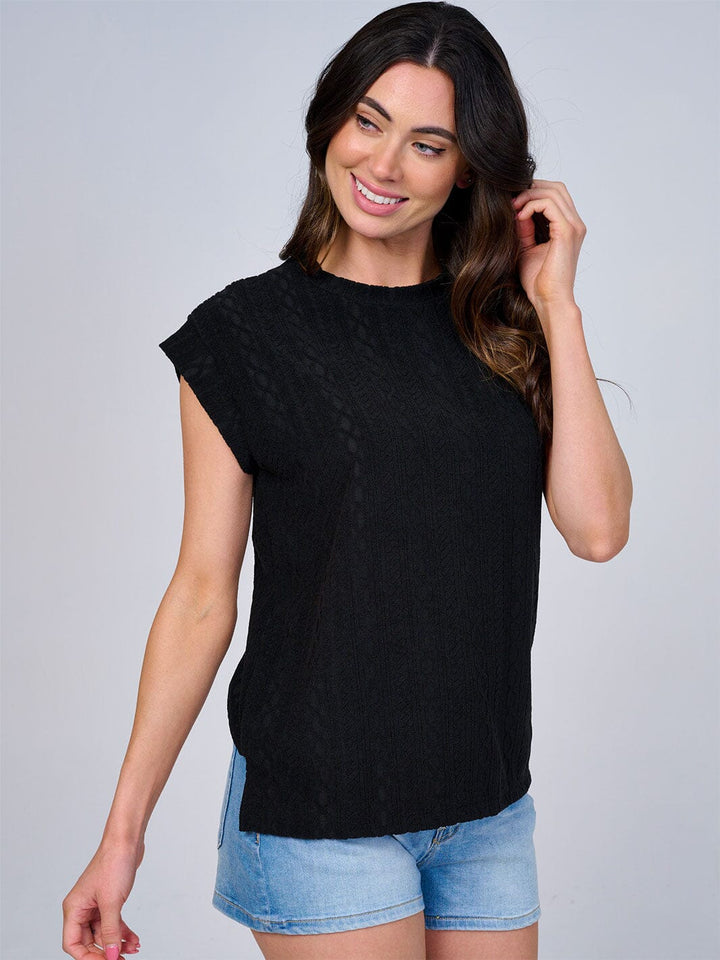 WOMEN'S SLEEVELESS DETAILED TOP