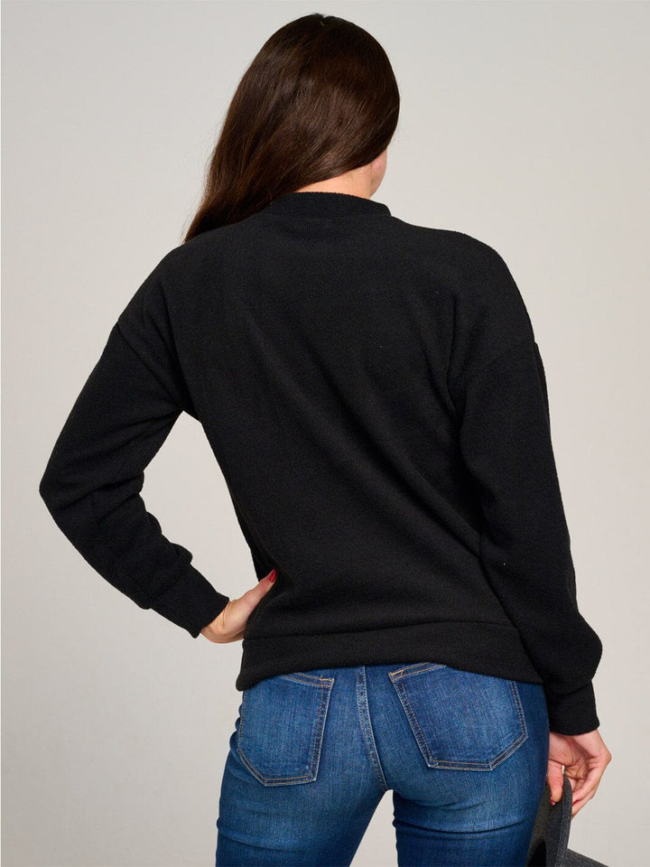WOMEN'S LONG SLEEVE SOLID BLOUSE