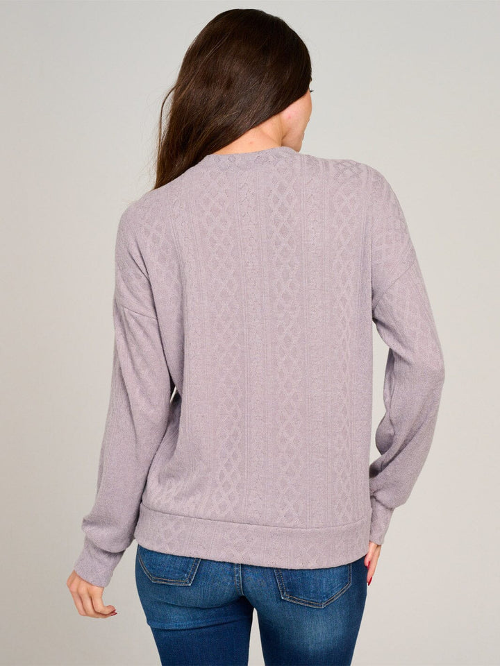 WOMEN'S LONG SLEEVE DETAILED BLOUSE