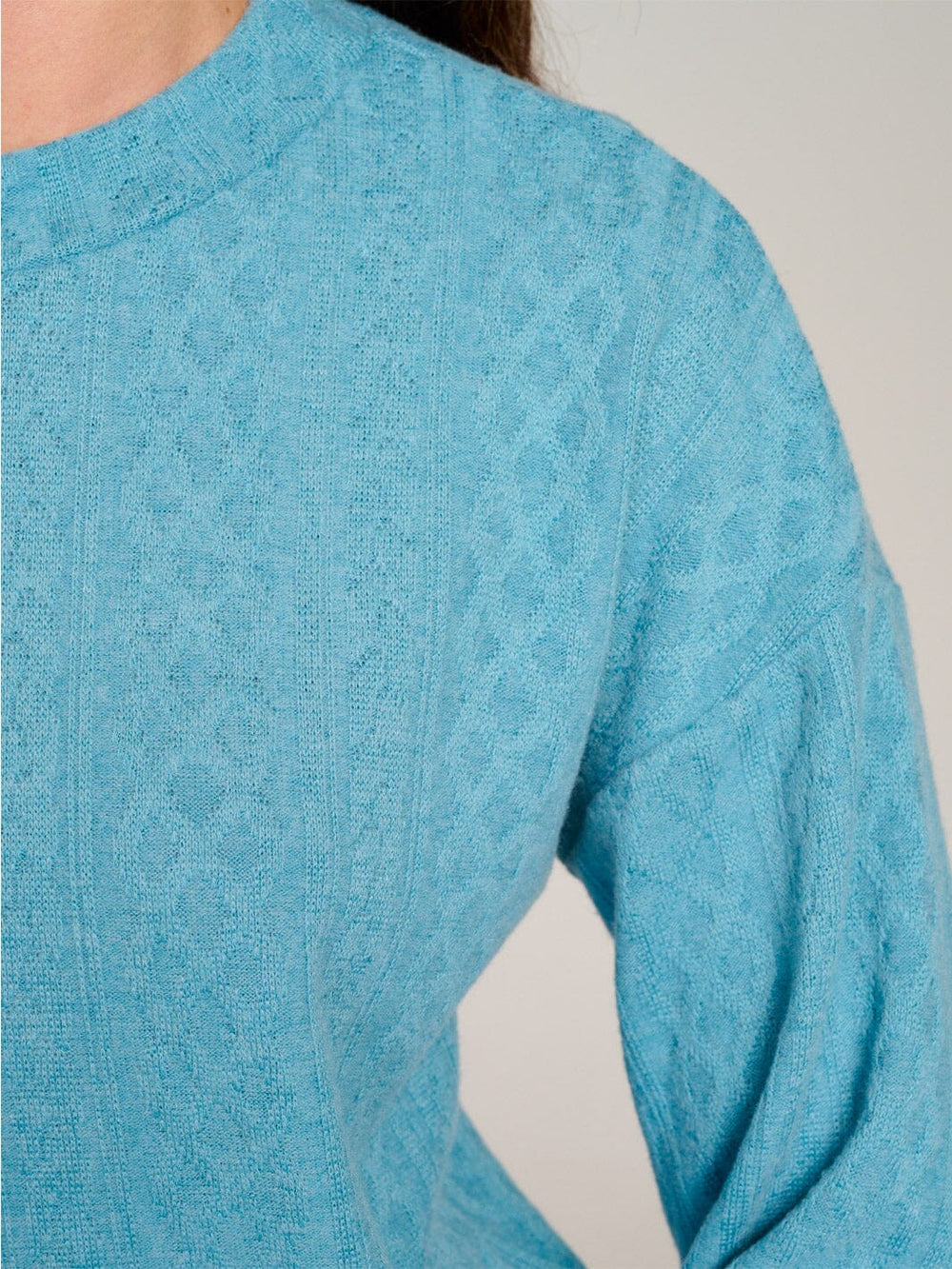 WOMEN'S LONG SLEEVE DETAILED BLOUSE