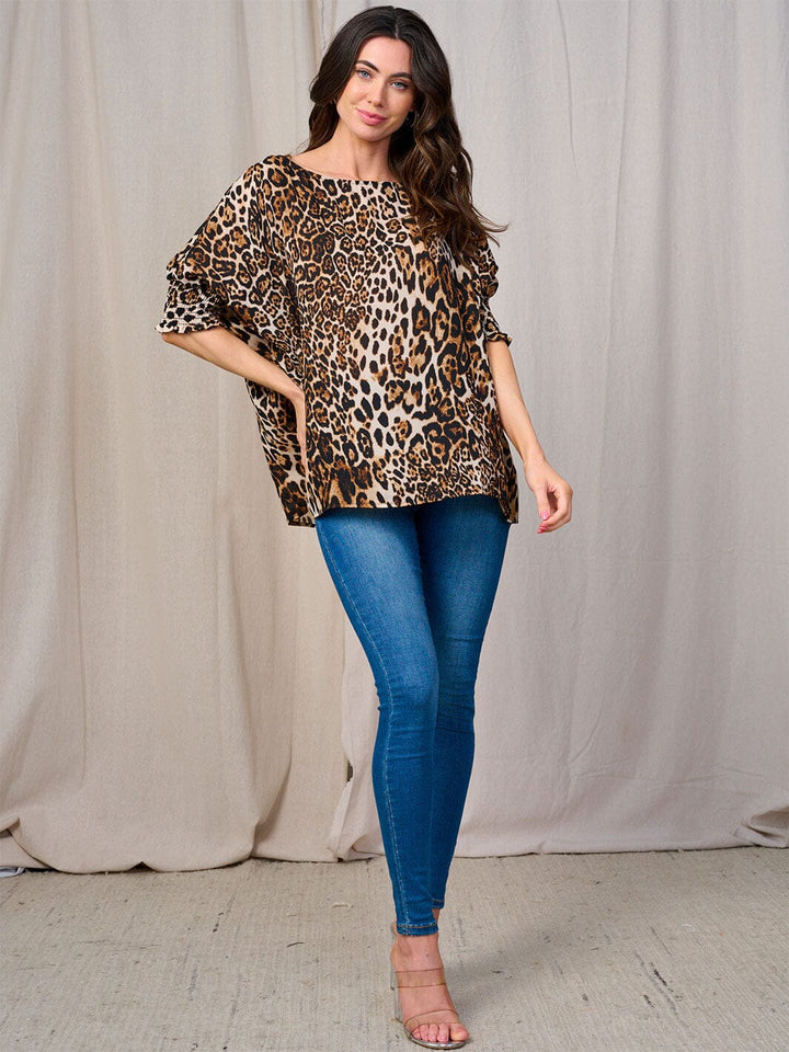WOMEN'S SHORT RUFFLE SLEEVE V-NECK FLORAL BLOUSE (Copy)