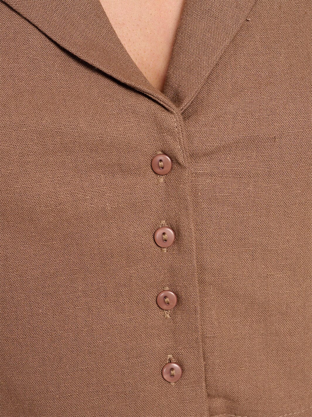 WOMEN'S SHORT SLEEVE V-NECK BUTTON UP BLOUSE