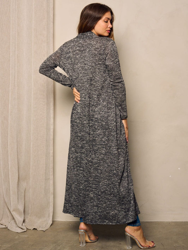 WOMEN'S LONG SLEEVE OPEN FRONT CARDIGAN