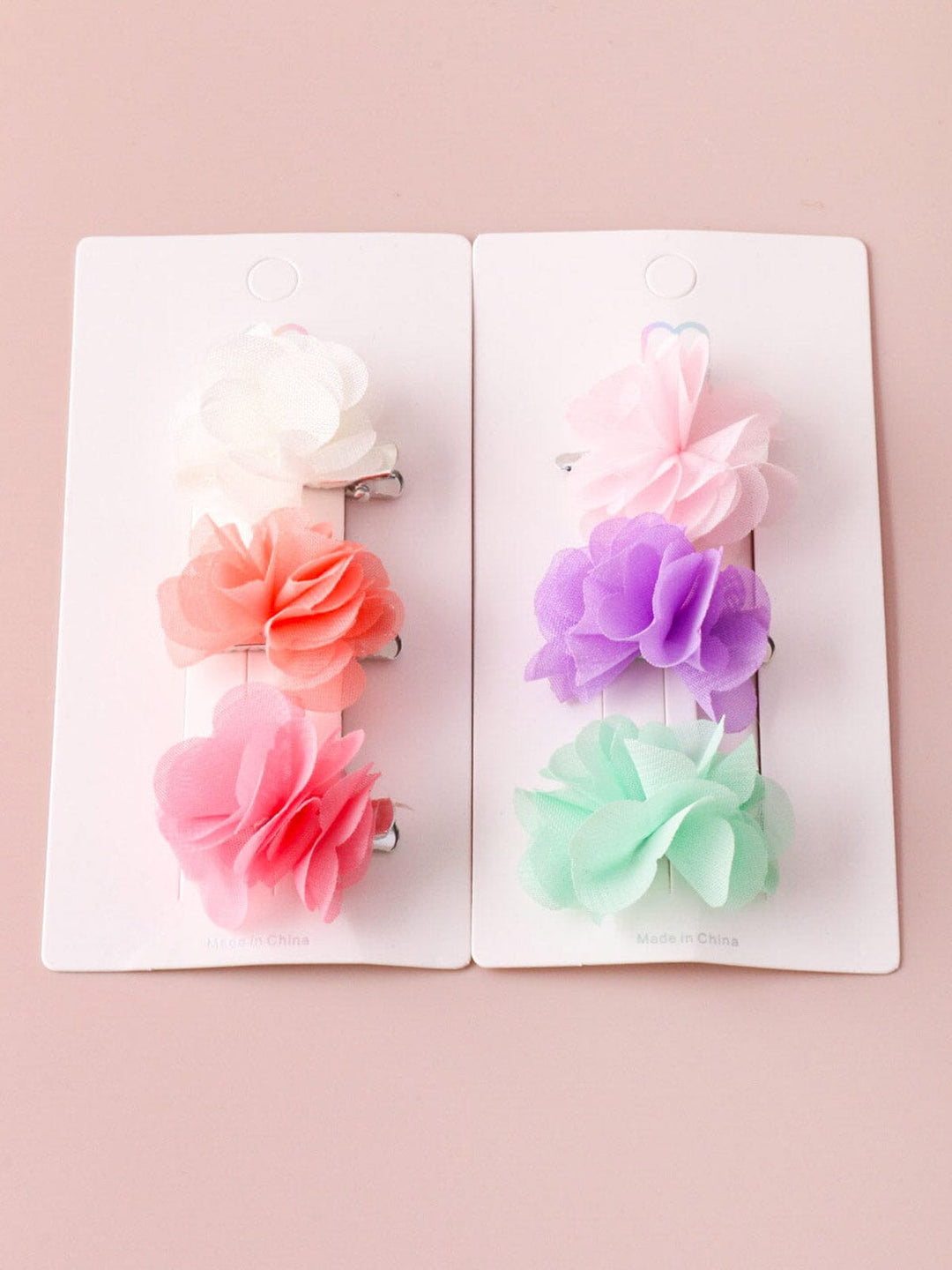 WOMEN'S ASSORTED COLORS FLOWER HAIR CLIP