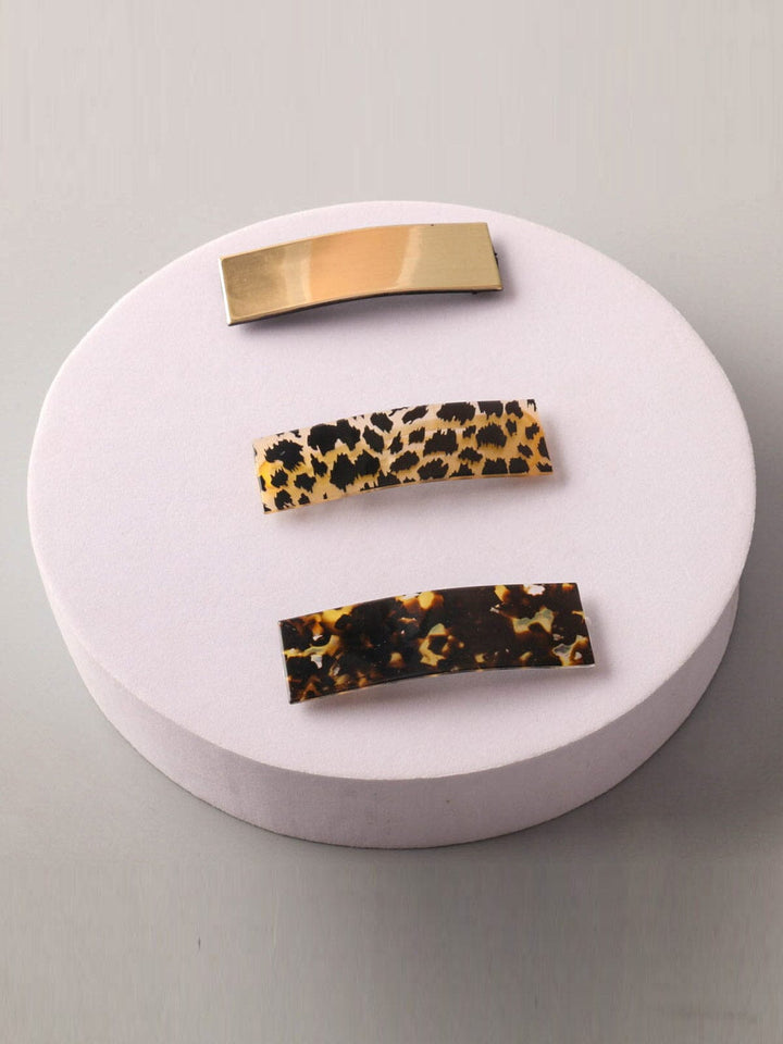 FASHION MULTI PRINT HAIR CLIPS