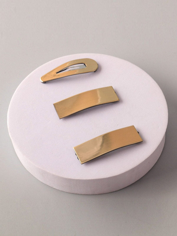 FASHION GOLD & SILVER COLOR HAIR CLIPS