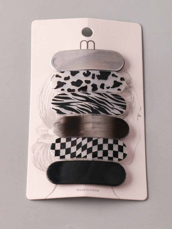 FASHION ASSORTED COLORS TIC-TAC HAIR CLIPS
