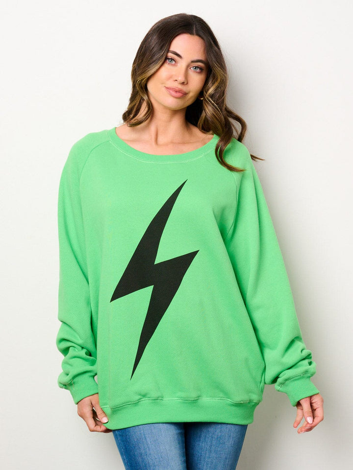 WOMEN'S LONG SLEEVE GRAPHIC PRINT PULLOVER SWEATER