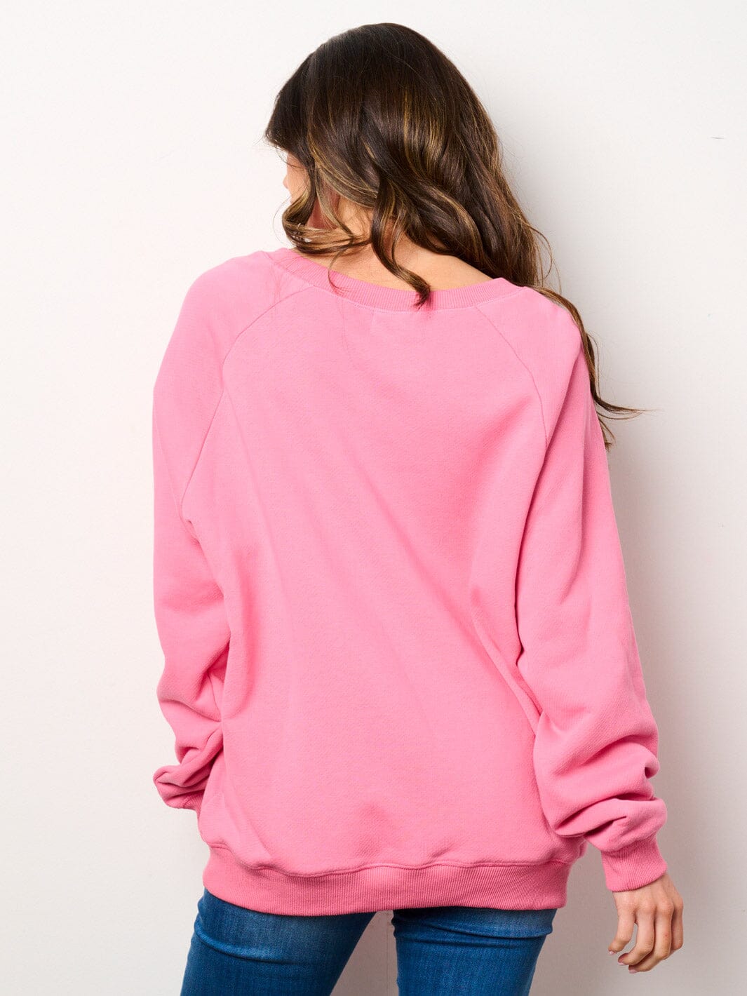 WOMEN'S LONG SLEEVE GRAPHIC PRINT PULLOVER SWEATER