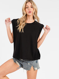 WOMEN'S SLEEVELESS LOOSE FIT TOP