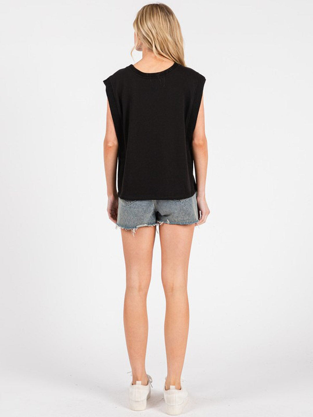 WOMEN'S SLEEVELESS LOOSE FIT TOP