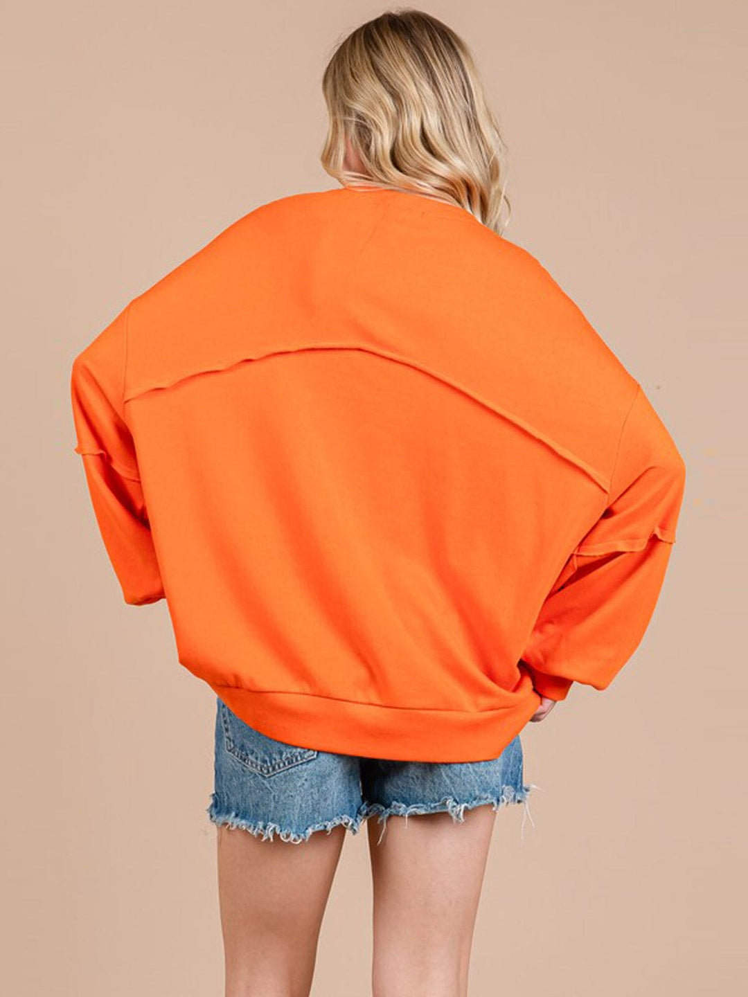WOMEN'S LONG SLEEVE OVERSIZED PULLOVER SWEATER