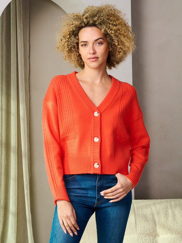 WOMEN'S LONG SLEEVE BUTTON UP CARDIGAN