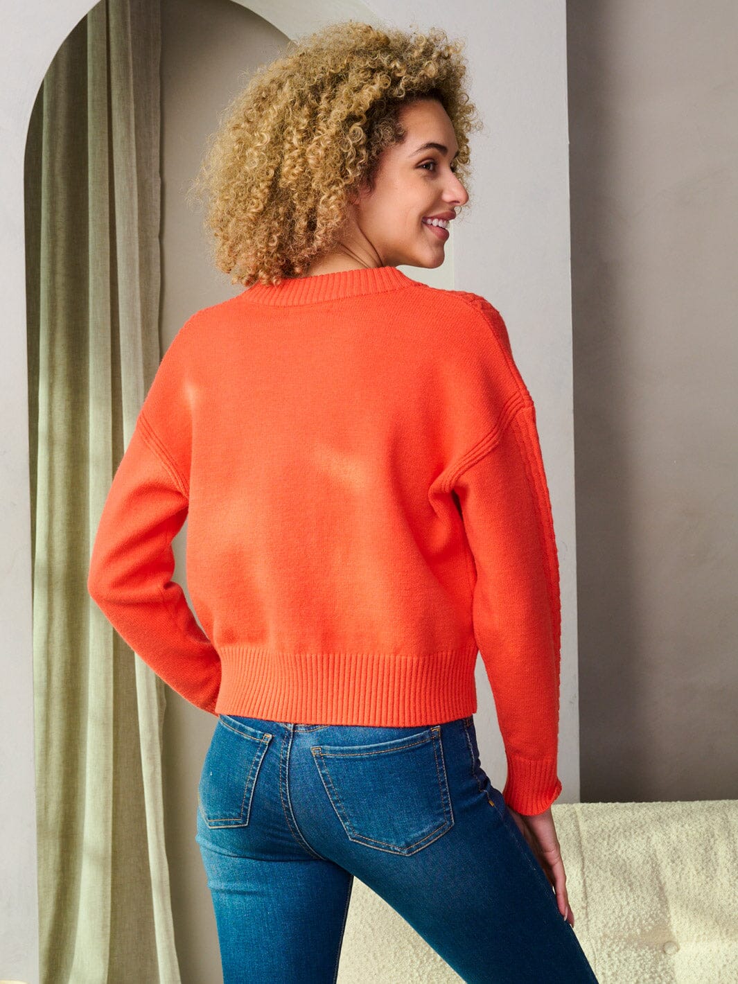 WOMEN'S LONG SLEEVE BUTTON UP CARDIGAN