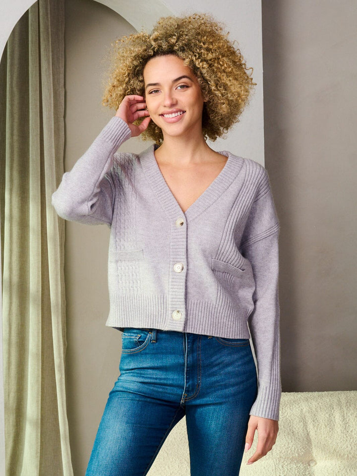 WOMEN'S LONG SLEEVE BUTTON UP CARDIGAN