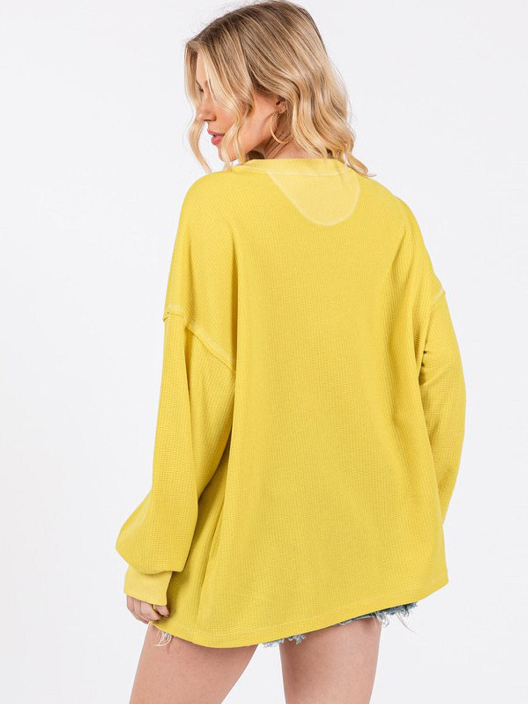 WOMEN'S LONG SLEEVE LOOSE FIT TOP