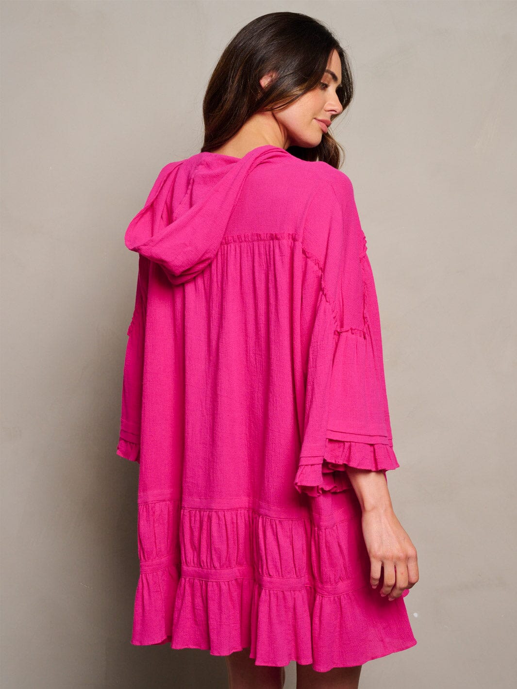 WOMEN'S RUFFLE SLEEVE SQUARE NECK SMOCK FLORAL TUNIC TOP (Copy)