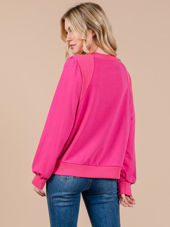 WOMEN'S LONG SLEEVE PULLOVER SWEATER