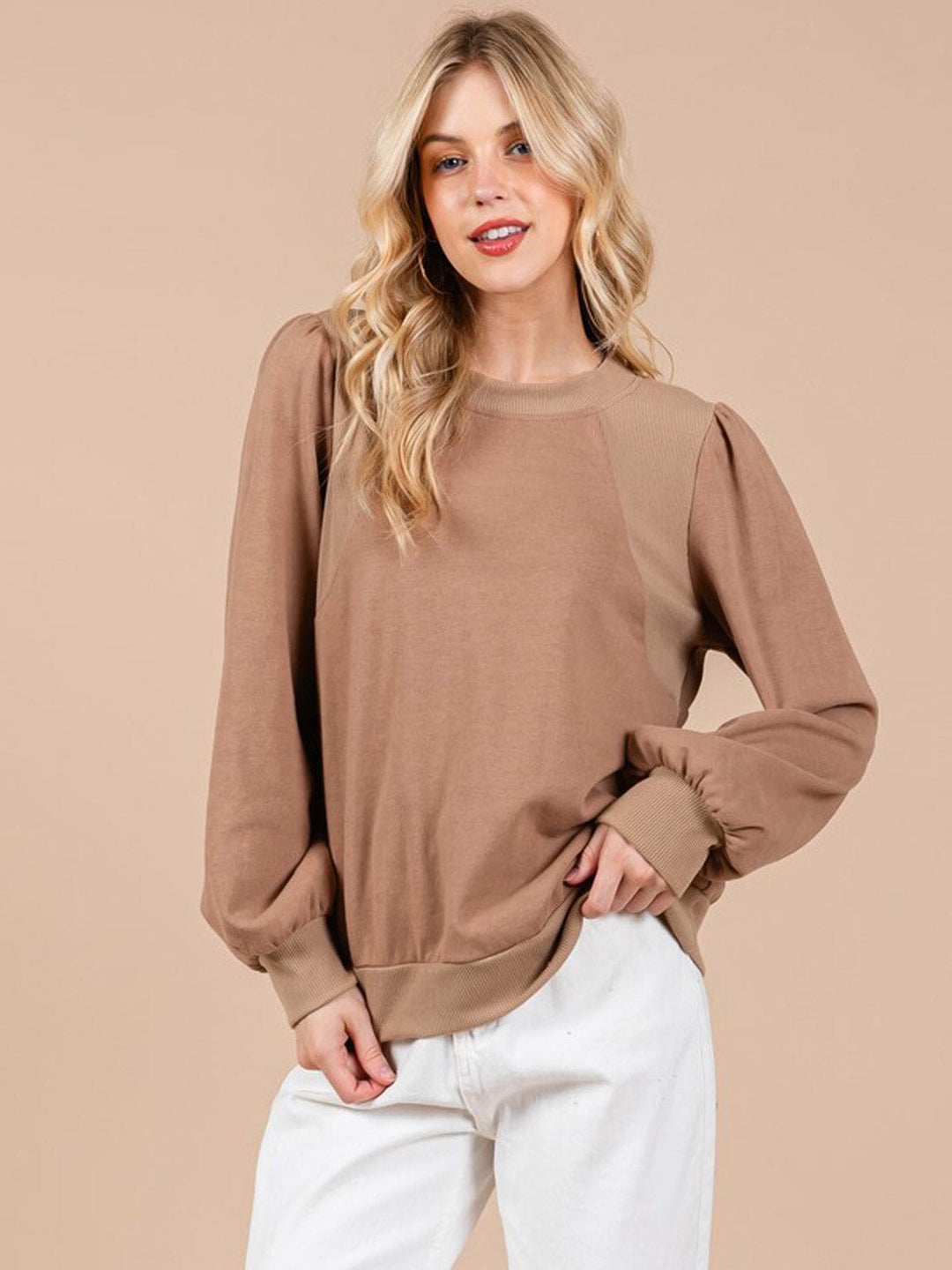 WOMEN'S LONG SLEEVE PULLOVER SWEATER