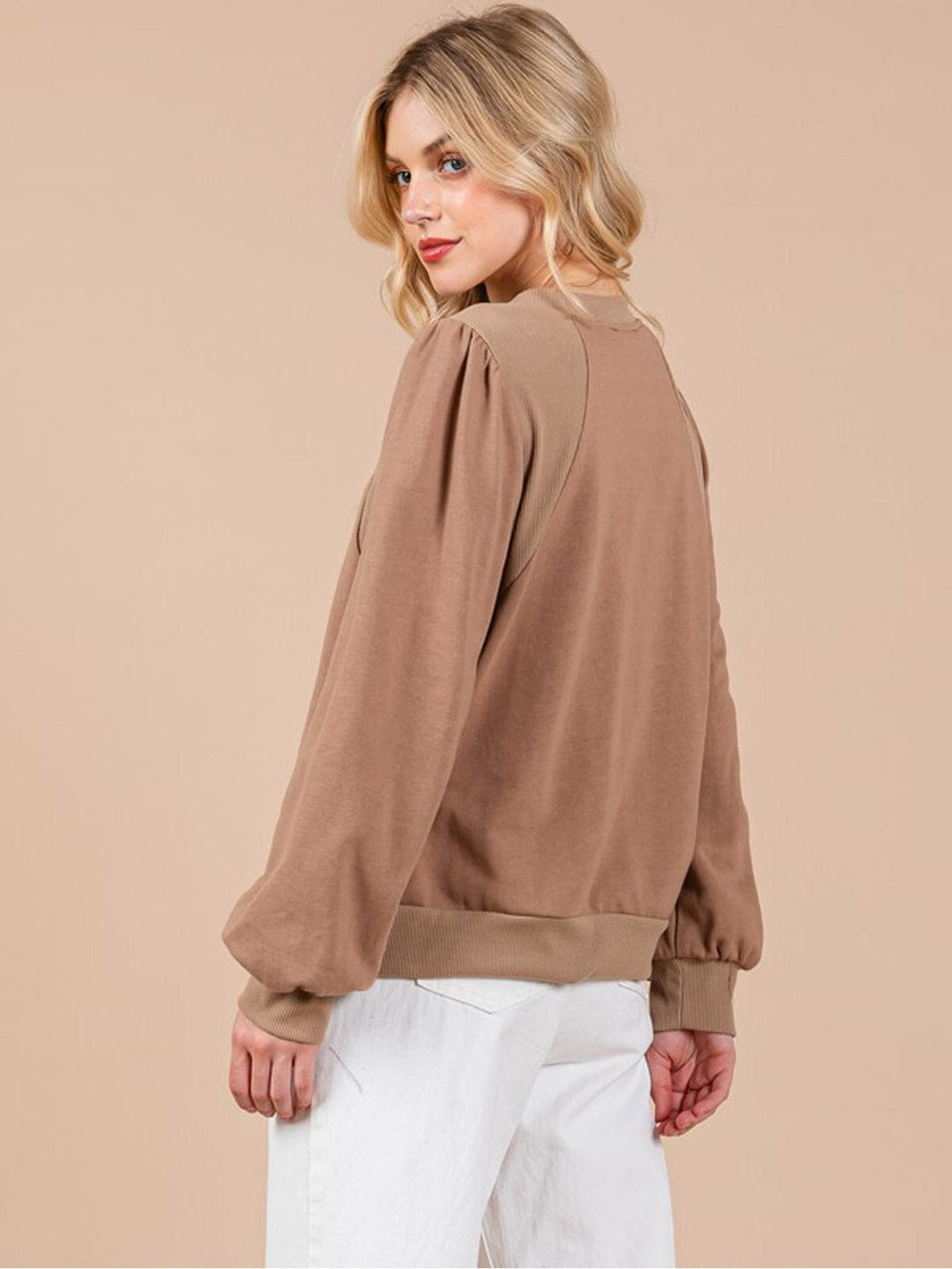 WOMEN'S LONG SLEEVE PULLOVER SWEATER