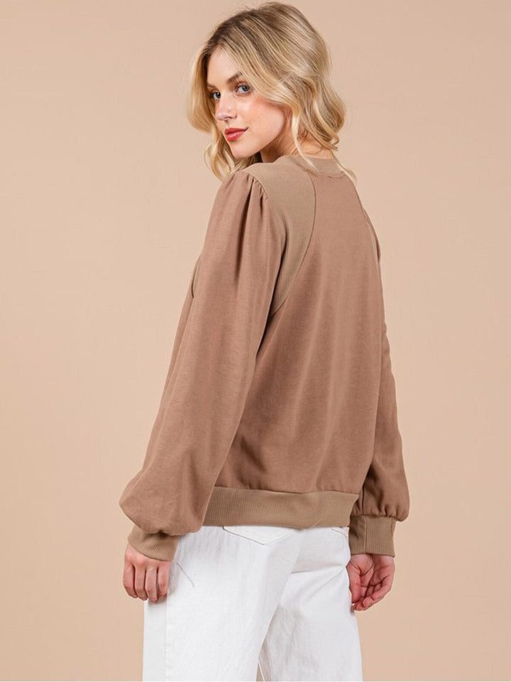 WOMEN'S LONG SLEEVE PULLOVER SWEATER