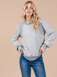 WOMEN'S LONG SLEEVE PULLOVER SWEATER