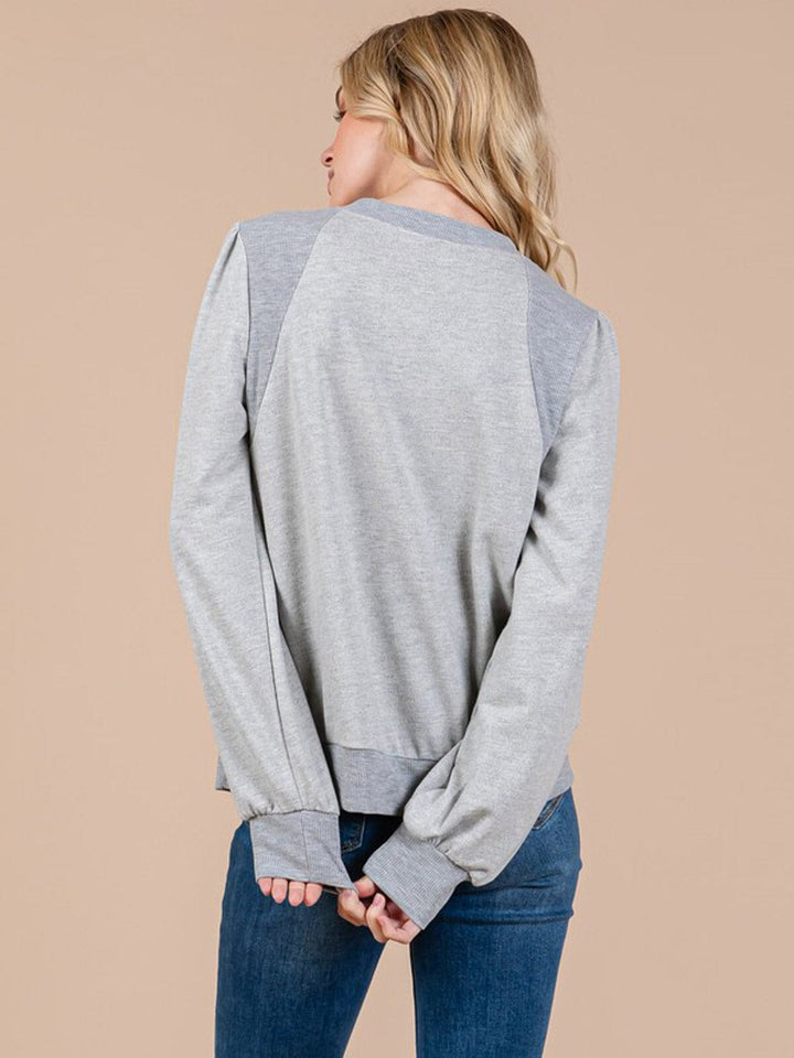 WOMEN'S LONG SLEEVE PULLOVER SWEATER