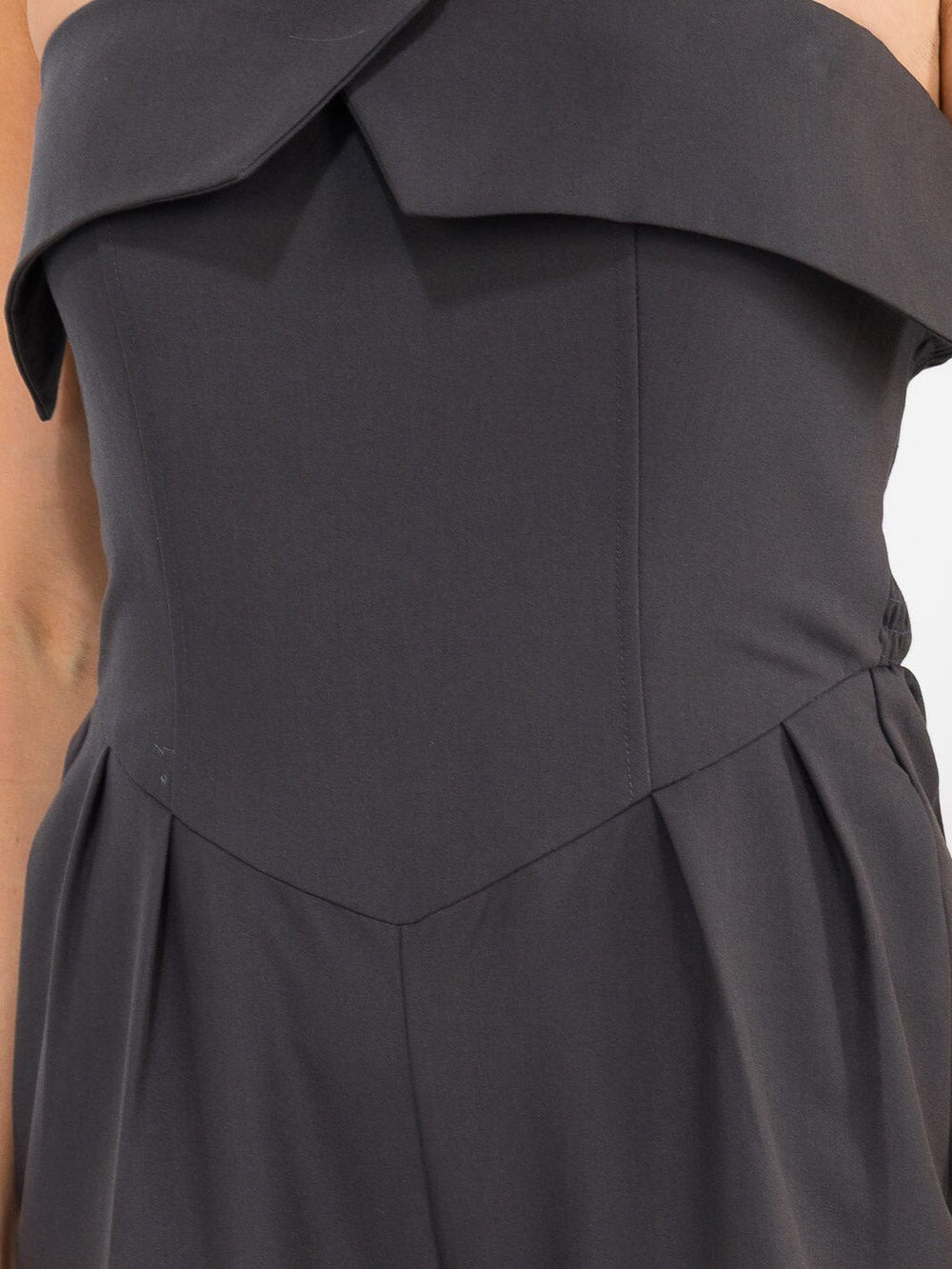 WOMEN'S SLEEVELESS FRONT POCKETS WIDE LEG JUMPSUIT