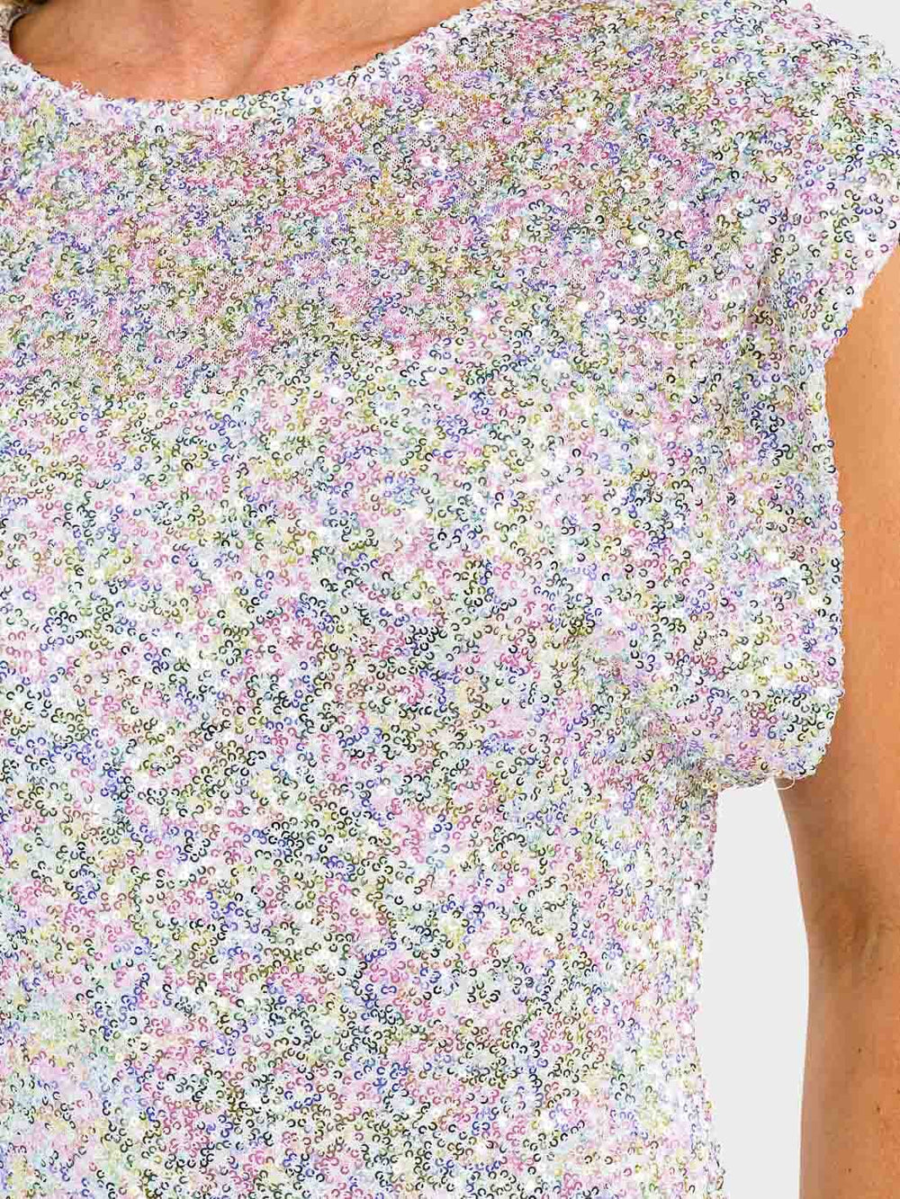 WOMEN'S SLEEVELESS BODYCON SEQUINS MINI DRESS