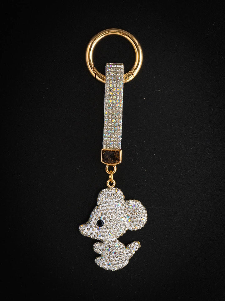 FASHION RHINESTONES PENDANT KEYCHAIN