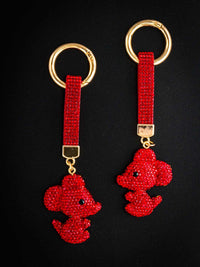 FASHION RHINESTONES PENDANT KEYCHAIN