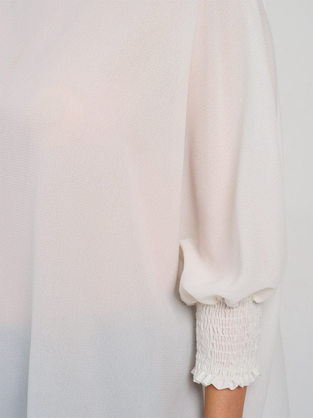 WOMEN'S 3/4 SLEEVES SOLID LOOSE FIT BLOUSE