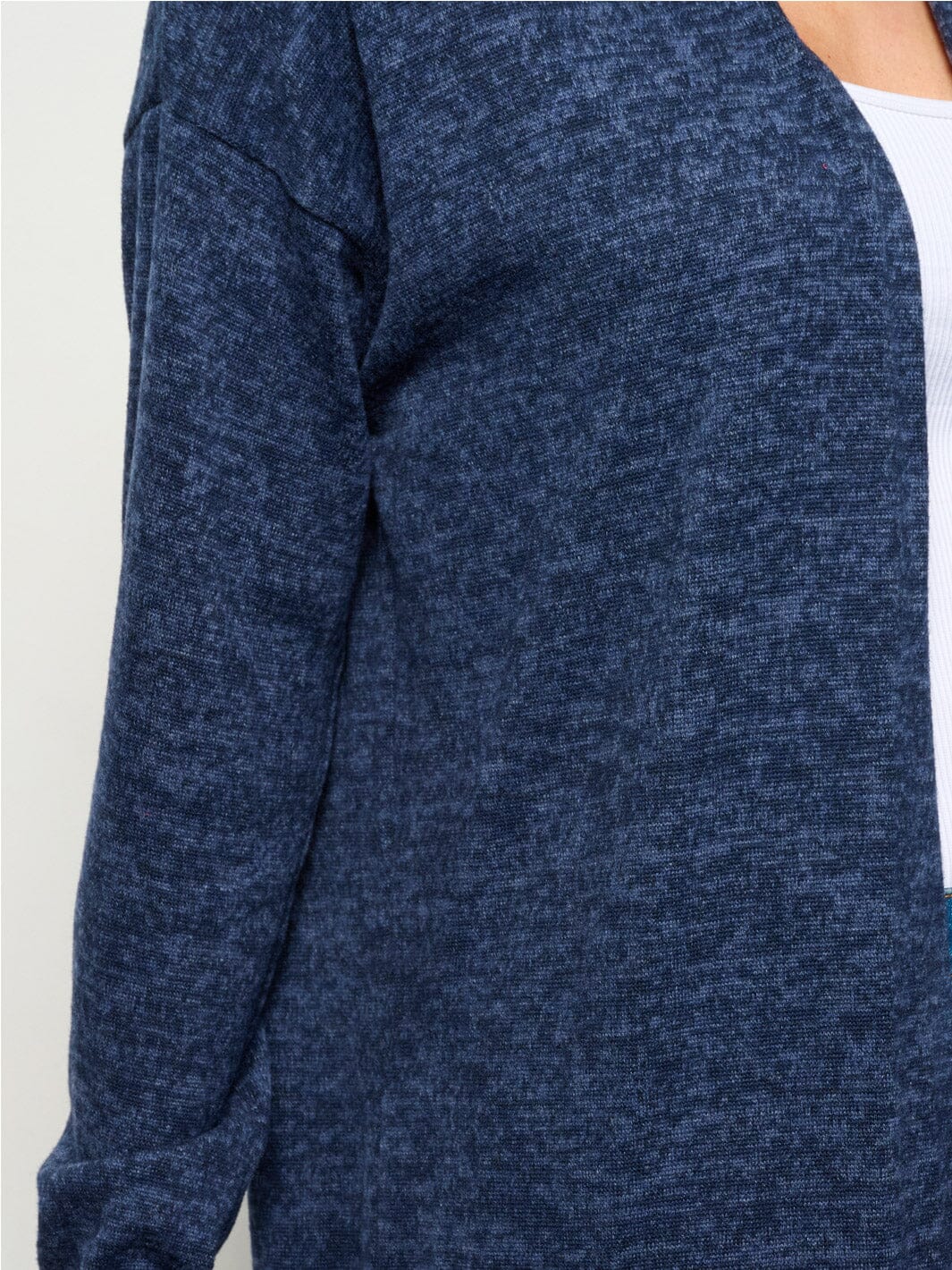 WOMEN'S LONG SLEEVE OPEN FRONT SOLID CARDIGAN