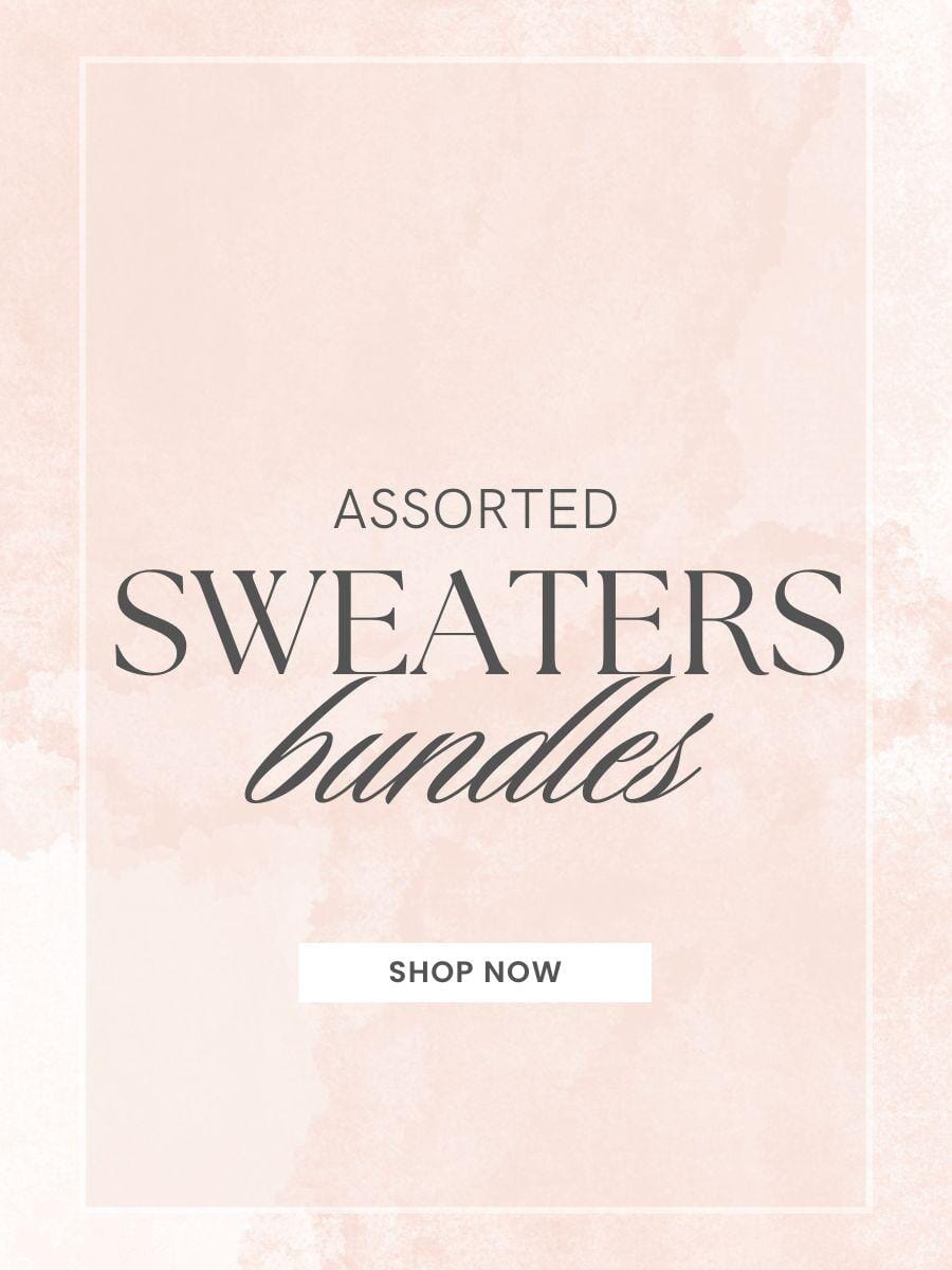 WOMEN'S SWEATERS ASSORTED SAMPLE SALE