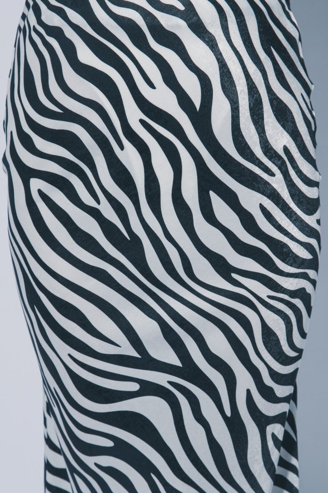 WOMEN'S ELASTIC WAIST ANIMAL PRINT MIDI SKIRT