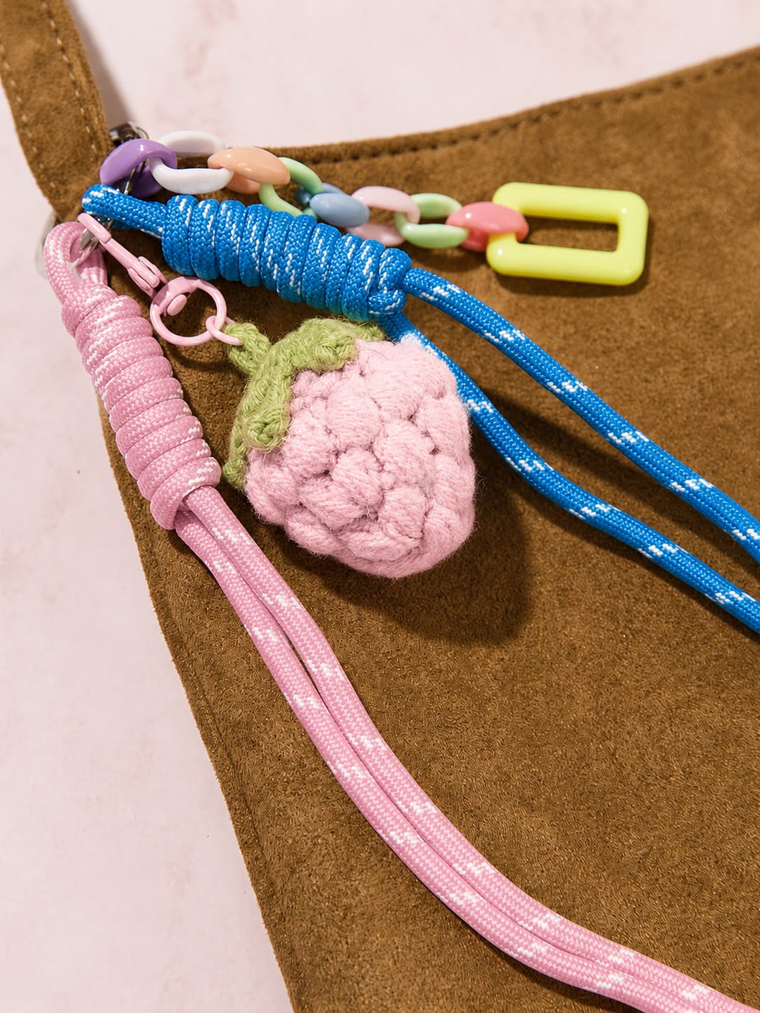 FASHION STAWBERRY MULTI PENDANT KEYCHAIN